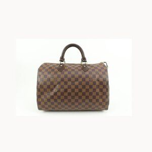 Louis Vuitton Large Damier Speedy 35 Boston Bag GM 64lv38s
